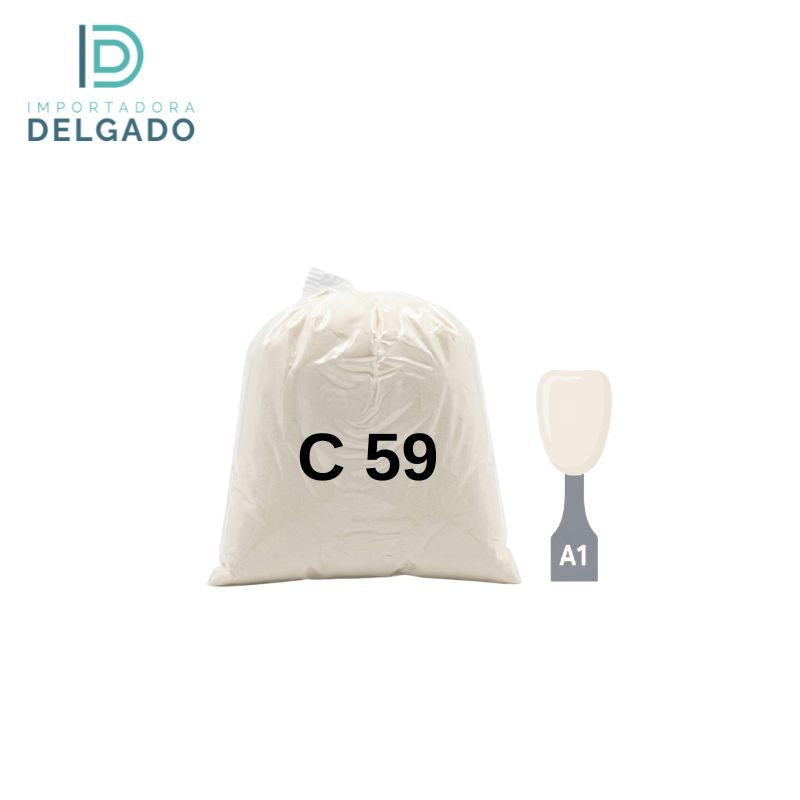 ACRILICO NEW STETIC COLOR BLANCO 59 CORRIENTE - 1 ONZA