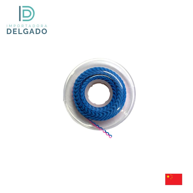 Cadena Rollo Multicolor Abierto Rosado y Azul #59