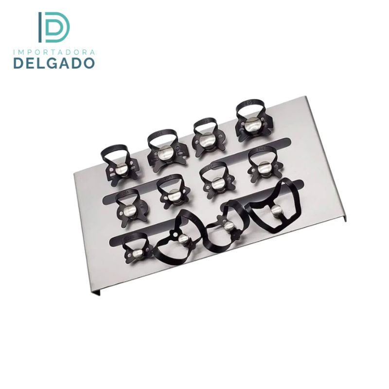 KIT DE GRAPAS COLOR NEGRO CON 12 PIEZAS + BANDEJA GRATIS