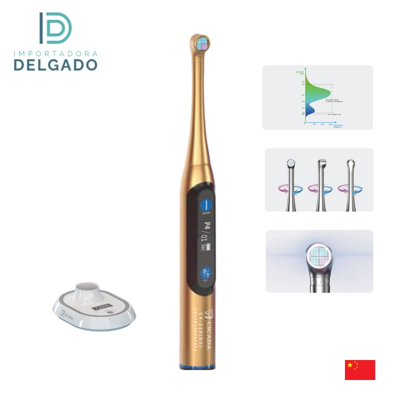 Lampara Led Fotocurado CV-215/G3 Dorado Tipo VALO