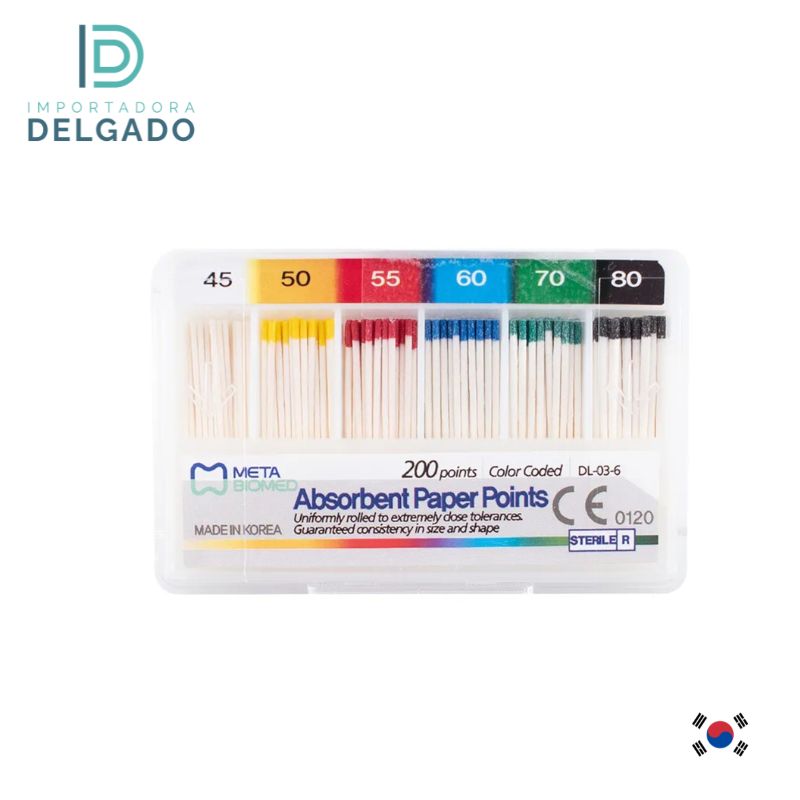 Punta De Papel Meta Biomed SE NO.45-80 200U