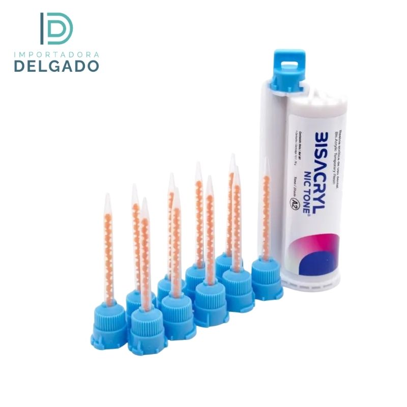 RESINA BISACRYL CARTUCHO A2 CON 10 PUNTAS MEZCLADORAS
