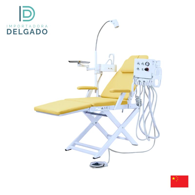 UNIDAD DENTAL PORTATIL ECONOMICO AMARILLO