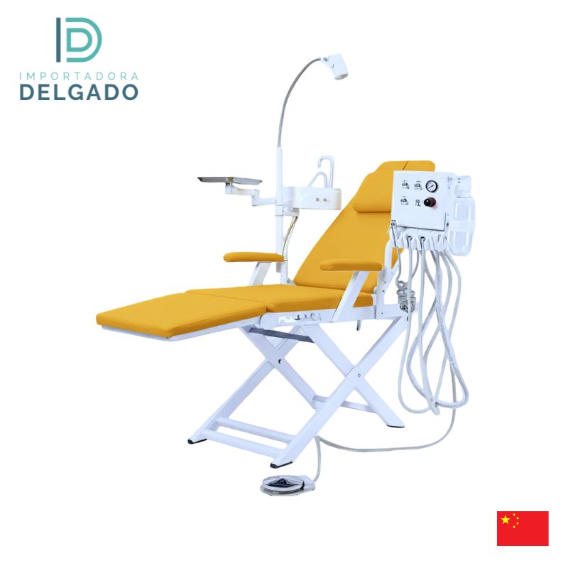 UNIDAD DENTAL PORTATIL ECONOMICO NARANJA