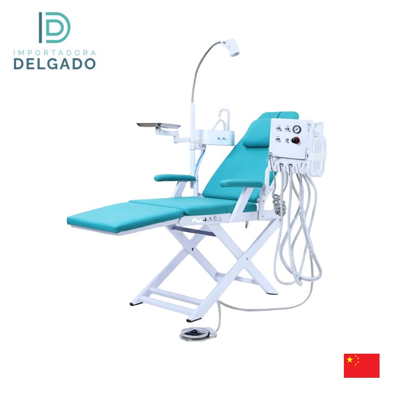 UNIDAD DENTAL PORTATIL ECONOMICO TURQUESA