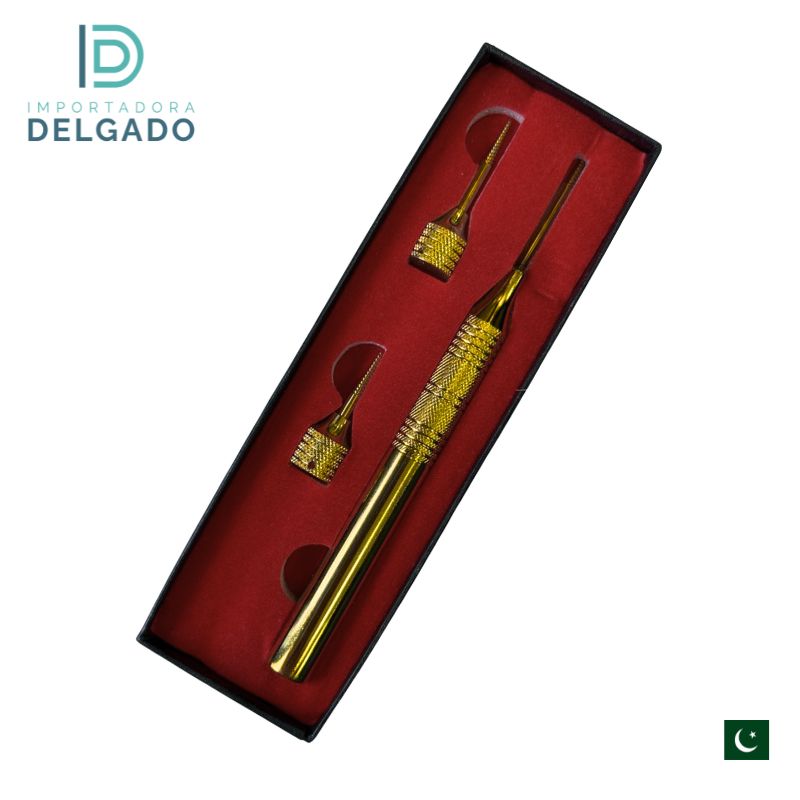 ELEVADOR CON PUNTA DE ROSCA PARA RAISES DORADO