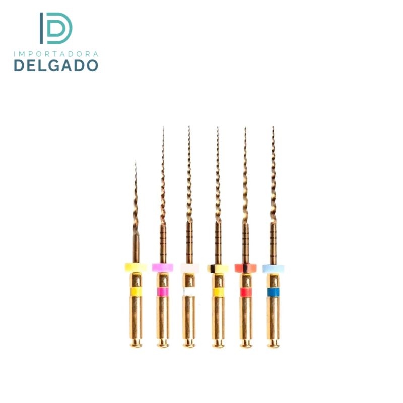 LIMA ENDODONTICA FANTA V-TAPER GOLD 25MM SX+S1+S2+F1+F2+F3
