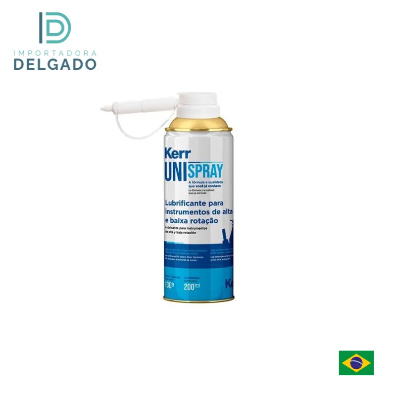 Lubricante para piezas de mano unispray Keer 200ml