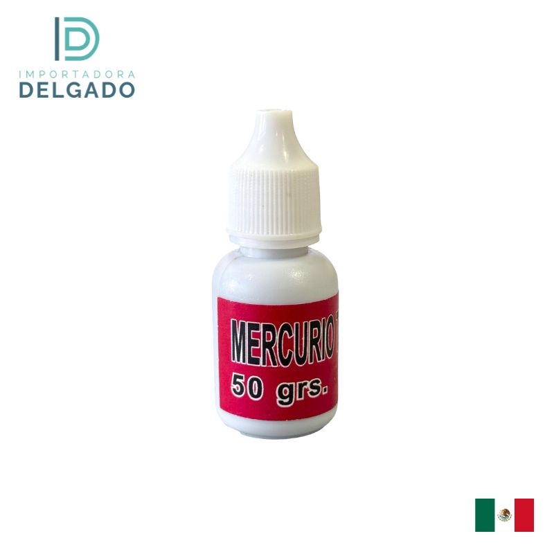 Mercurio Tridestilado 50grs.