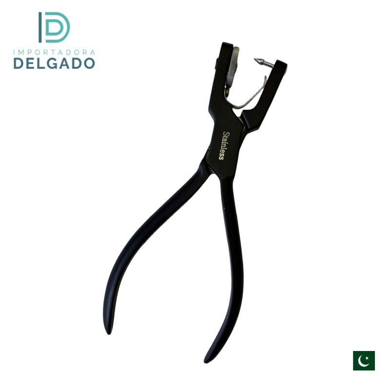 PERFORADORA DE DIQUE DE GOMA STRONG COLOR NEGRO