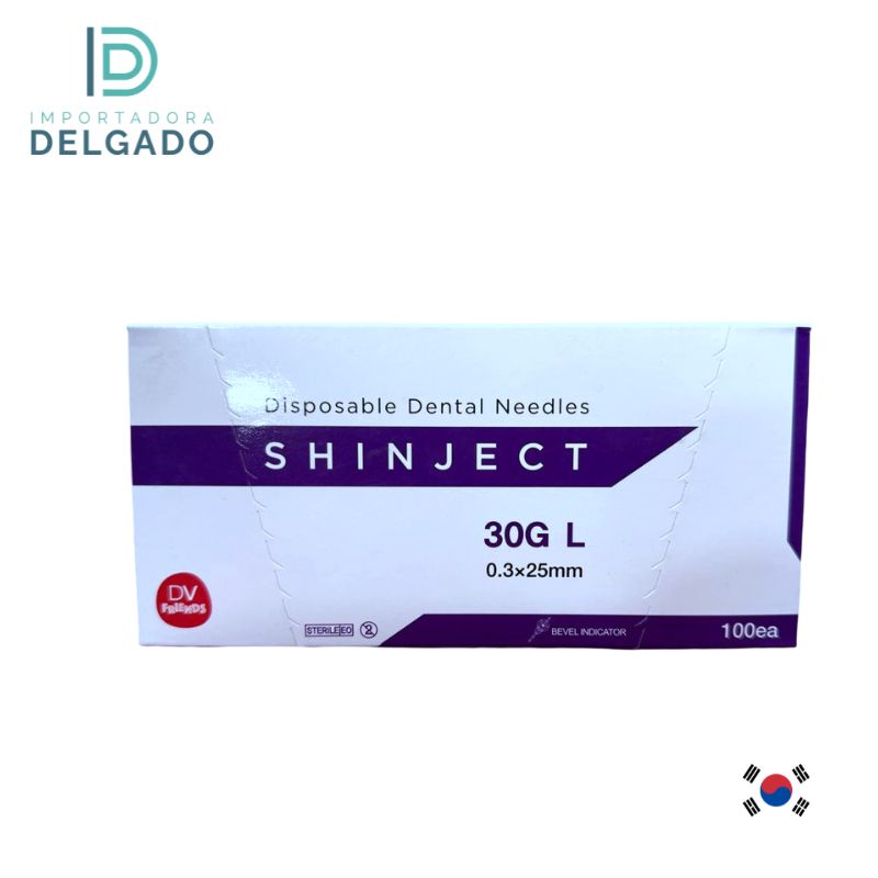 AGUJA SHINJECT KOREA 100U - 30 LARGO
