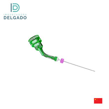 Aguja De Irrigacion 50 piezas 27G 22mm CURVO