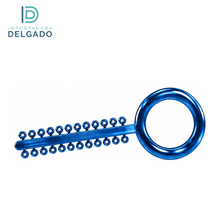 LIGADURAS ELASTICAS MODULOS AO COLOR AZUL METALICO