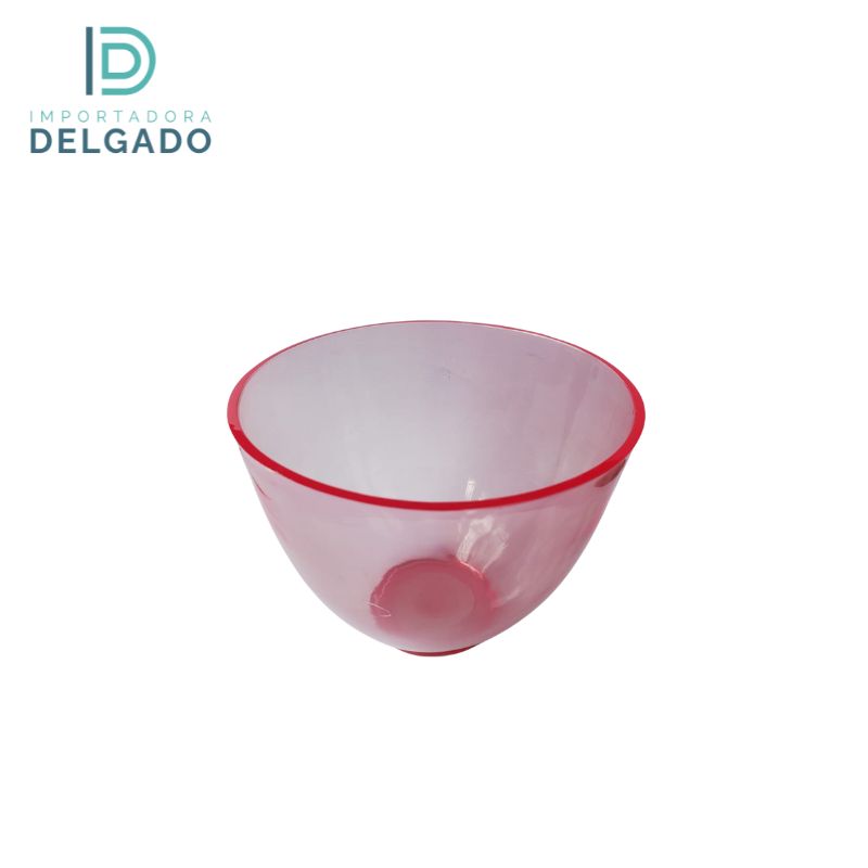 Copa De Hule Grande ROJO TRANSLUCIDO / Para Yeso o Alginato
