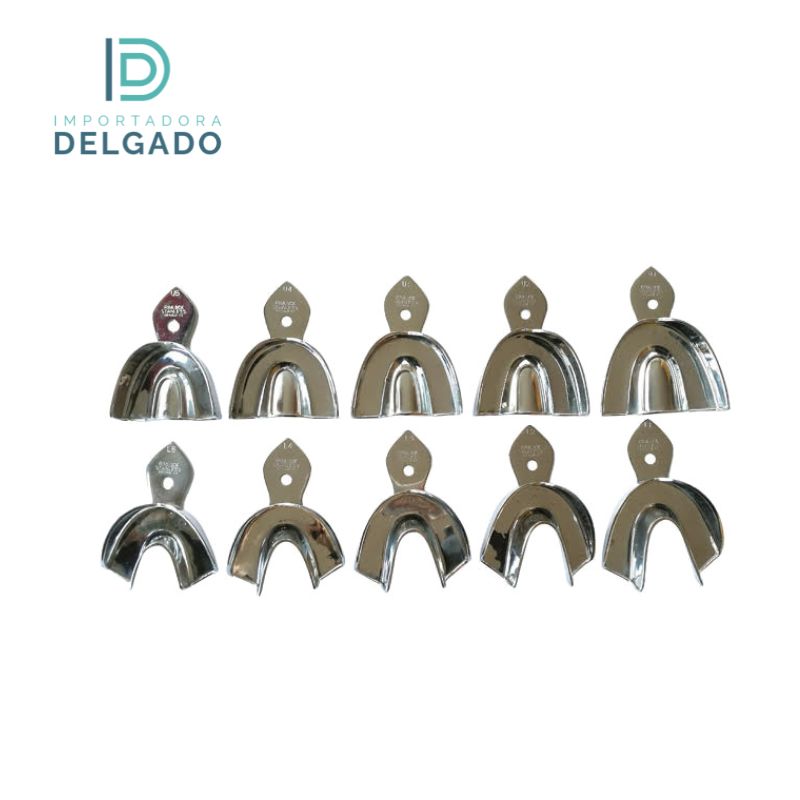 KIT DE CUBETAS DE METAL NO PERFORADAS CON 10 PIEZAS