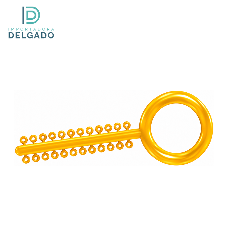 LIGADURAS ELASTICAS MODULOS AO COLOR DORADO