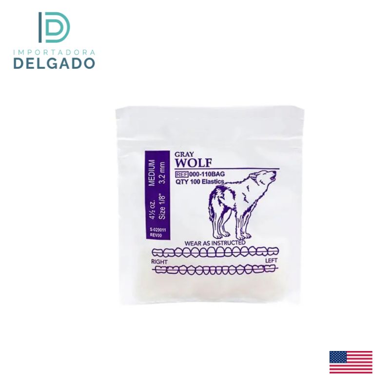 ELASTICOS INTRAORALES 4.5oz 1/8 LOBO