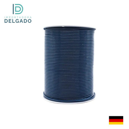 ROLLO DE CUELES EN CERA (AZUL MARINO. DURO) 2.0MM 250GR