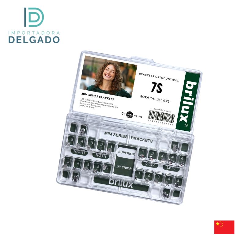 JUEGO DE BRACKETS BRILUX MINI ROTH 0.22