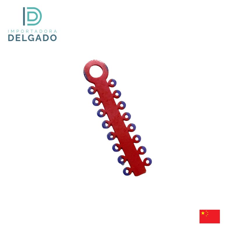 Ligadura Multicolor Rojo y Morado