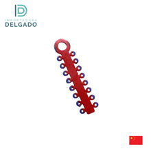 Ligadura Multicolor Rojo y Morado