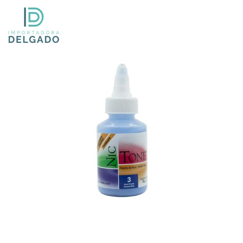 ACRILICO 35grs #3 AZUL CRISTAL