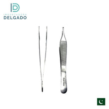 PINZA ADSON COLOR AZUL MEDIANO CON DIENTE