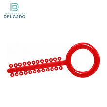 LIGADURAS ELASTICAS MODULOS AO COLOR ROJO