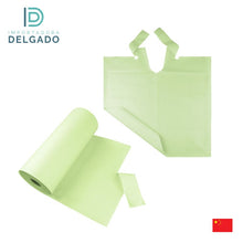 ROLLO DE SERVILLETA CON AGARRADOR COLOR VERDE