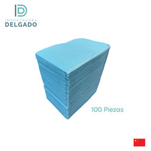 SERVILLETA QUALIDENT COLOR CELESTE CON 100U