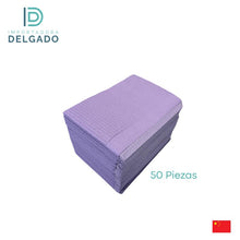 SERVILLETA QUALIDENT COLOR LILA CON 50U