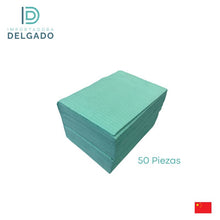 SERVILLETA QUALIDENT COLOR ESMERALDA CON 50U