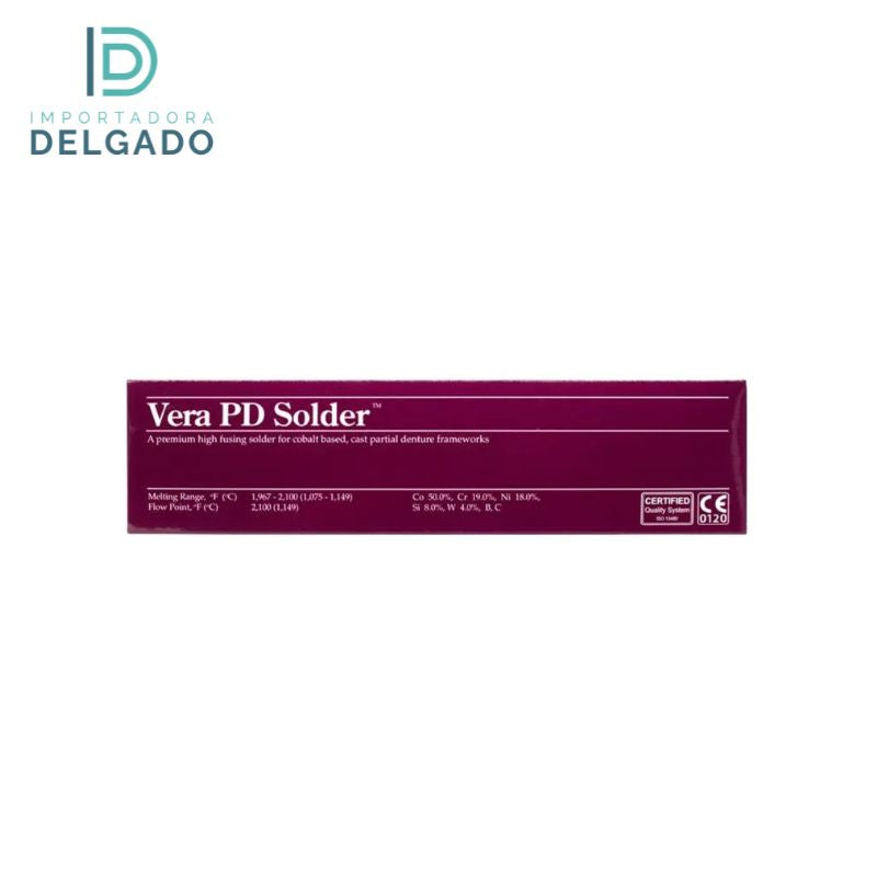 SOLDADURA VERA PD SOLDER 2GR CROMO COBALTO