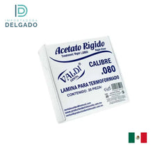 ACETATO RIGIDO NO.80 VALDI 1 PIEZA