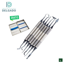 ESPATULA PARA RESINA CON 6 PIEZAS COLOR NEGRO