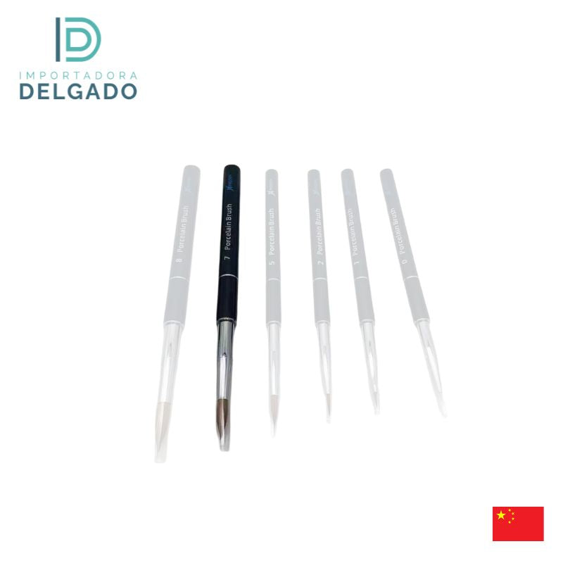 PINCEL PARA POLVO CERAMICO PELO DE VISON SIBERIANO NO.7